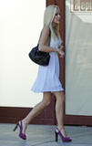 Heidi Montag in white dress