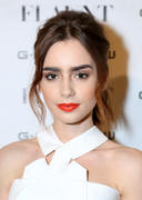 Lily Collins - Flaunt Magazine Dye Issue pre-release event in LA 08/13/13