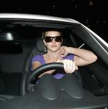 Britney Spears driving candid